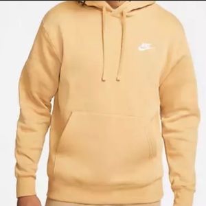 Nike | Shirts | Nike Mens Sportswear Club Fleece Pullover Hoodie Peach  Large | Poshmark